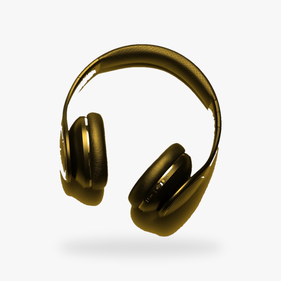 Gold Headphones TWS